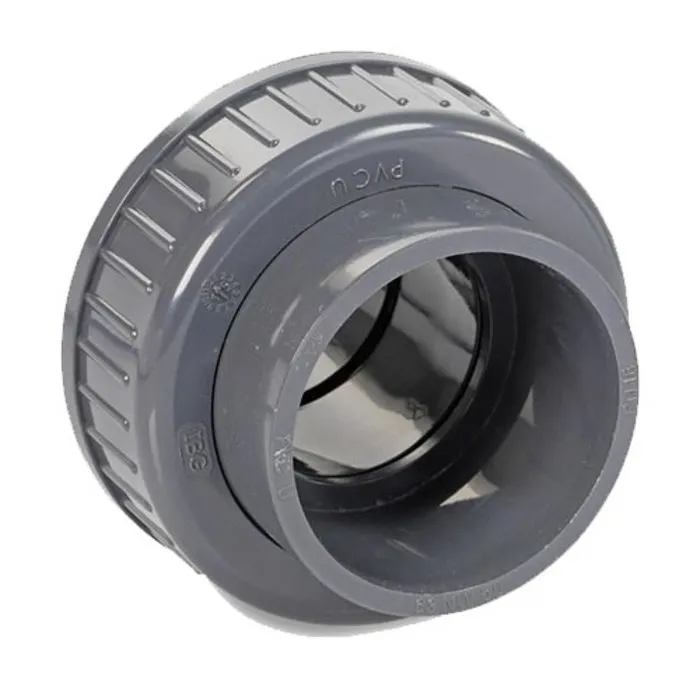 PVC 3/3 koppeling 50 mm x 1½" buitendraad