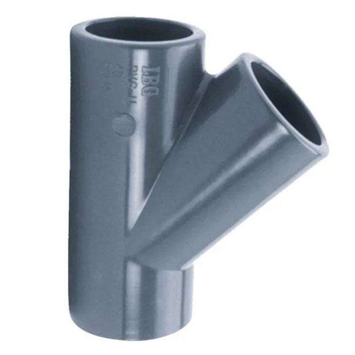 IBG PVC T-stuk Druk 45° 63 mm IBG