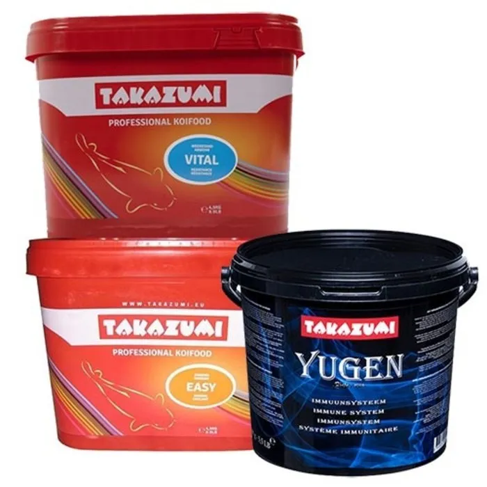 Takazumi Takazumi Easy 2500 gr, Vital 2500 gr en Yugen 2500 gr