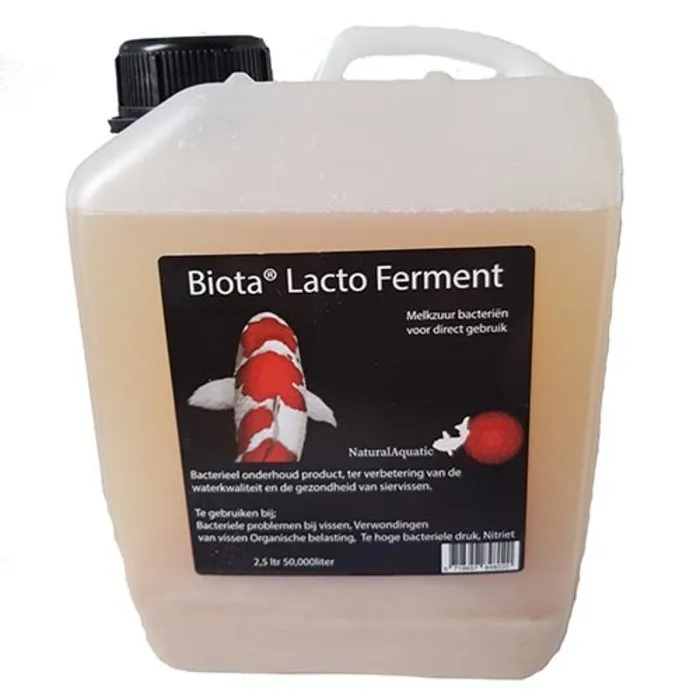 Natural Aquatic voor koi en vijver Biota LACTO Ferment 5 ltr