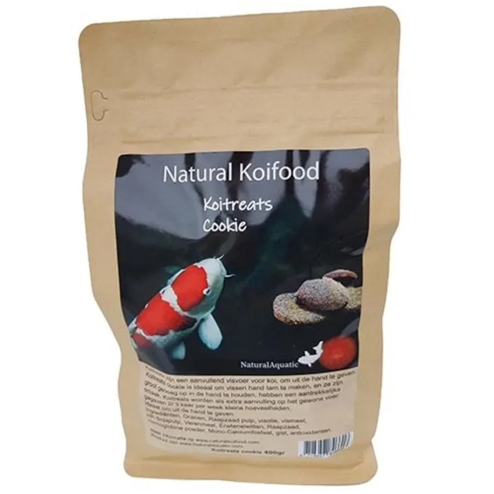 Natural Aquatic voor koi en vijver Natural Koifood Koitreats Cookie 400 gram