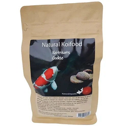 Natural Aquatic voor koi en vijver Natural Koifood Koitreats Cookie 400 gram