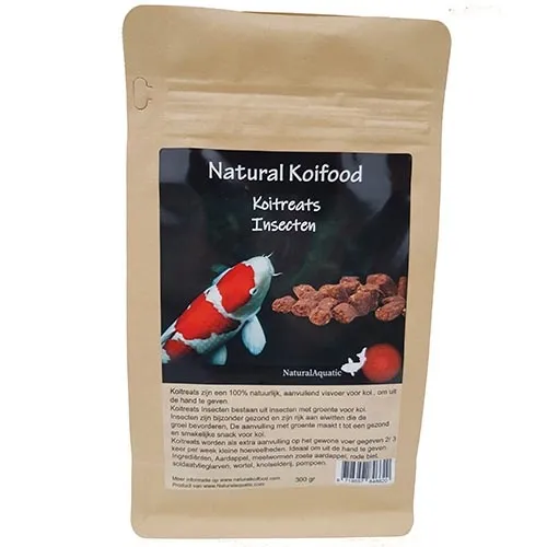 Natural Aquatic voor koi en vijver Natural Koifood Koitreats Insecten 350 gram