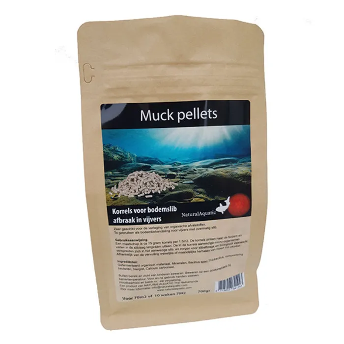 Natural Aquatic voor koi en vijver Muck Pellets 700 gram