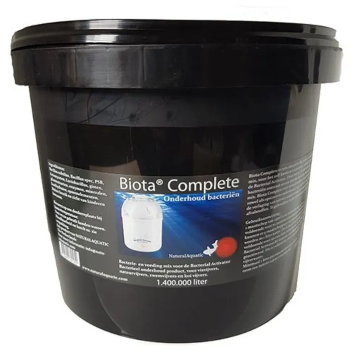 Natural Aquatic Biota BACTERIAL activator 2,5 KG (navulling 1.400.000 ltr)