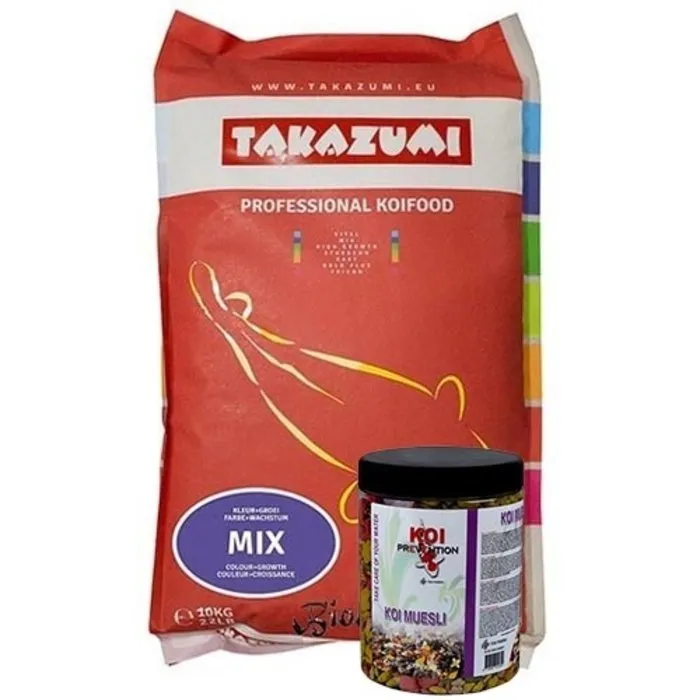 Takazumi Takazumi Mix 10 KG + Koi Muesli 500 gram