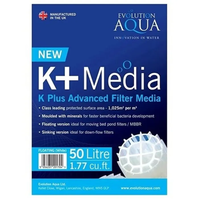Evolution Aqua K+ (plus) Filter Media 50 ltr