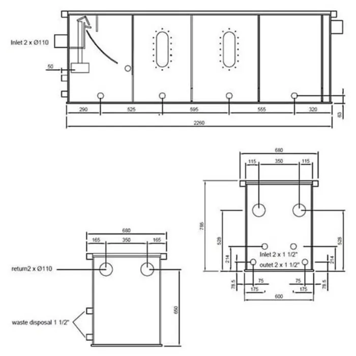 Filtreco Filtreco 4 Chamber Moving Bed Gravity Sieve