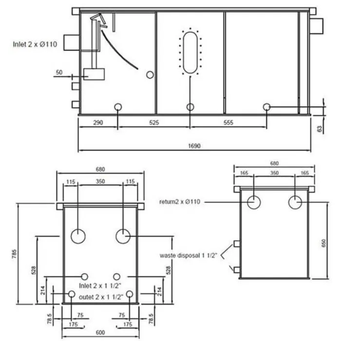 Filtreco Filtreco 3 Chamber Moving Bed Gravity Sieve