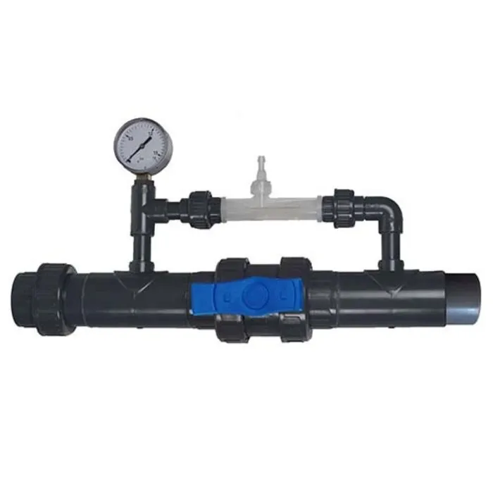 Venturi kit ozon injectie 50mm + manometer