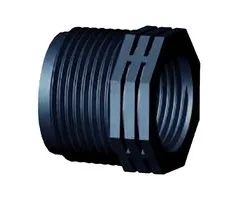 Merkloos PP verloop 1½" buitendraad x 1¼" binnendraad