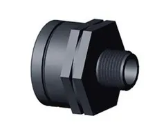 Merkloos PP verloop 2" binnendraad x 1½" buitendraad