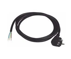 Aansluitsnoer neopreen + stekker 3 meter
