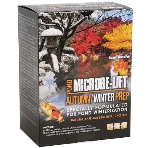 Microbe-Lift voor vijver, filter en waterbehandeling Microbe Lift Autumn/Winter Prep 1 Ltr. + 2 zakjes
