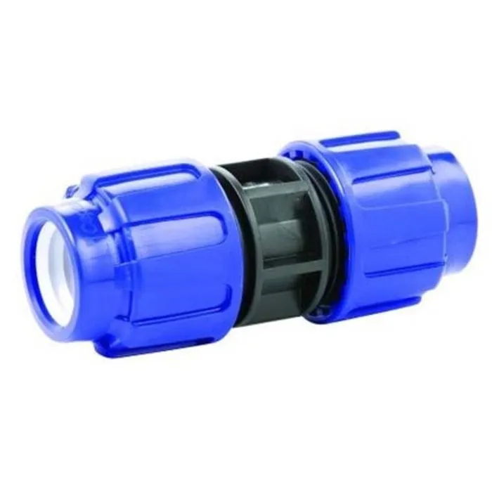 PP klemkoppeling rechte koppeling 32mm x 32mm