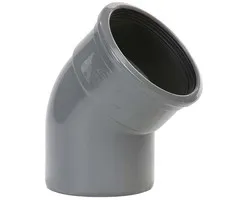 Pipelife PVC Bocht Afvoer 45° 110 mm Manchet x Spie (Pipelife)