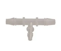Merkloos PP T-stuk verloop 6 - 4 - 6 mm