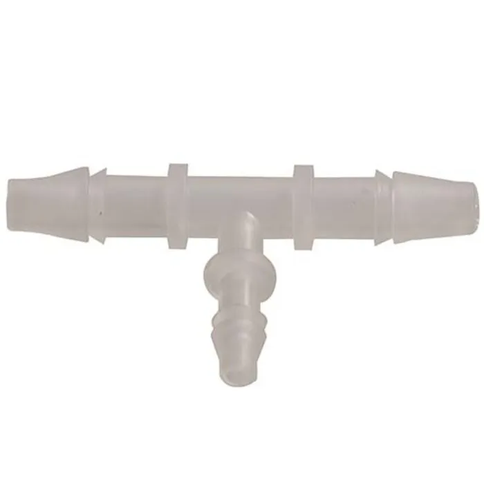 Merkloos PP T-stuk verloop 6 - 4 - 6 mm