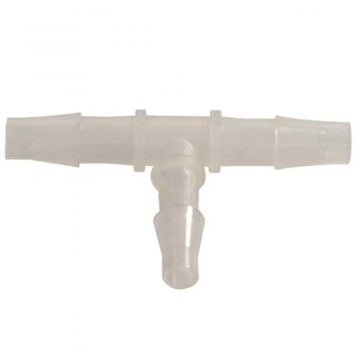 Merkloos PP T-stuk verloop 8 - 6 - 8 mm