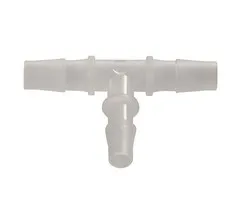 Merkloos PP T-stuk verloop 10 - 8 - 10 mm