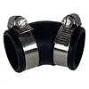 Air Aqua Flexibel Bocht 45 graden 40 mm