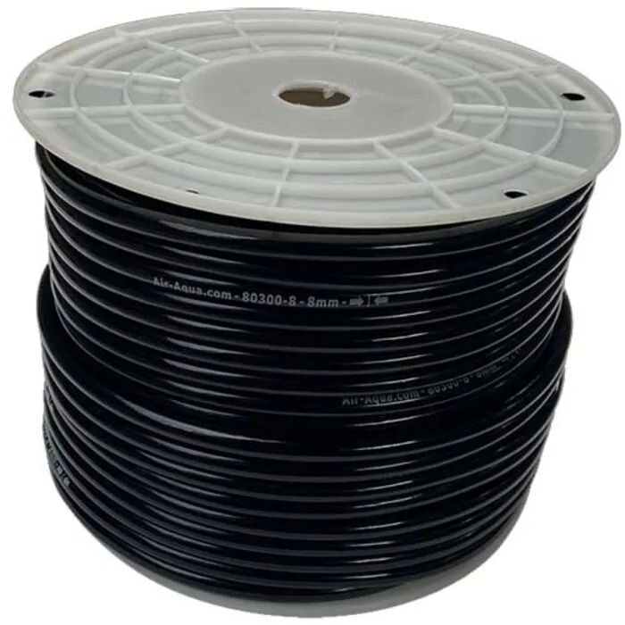 Zinkende luchtslang 8 mm, rol 100 mtr