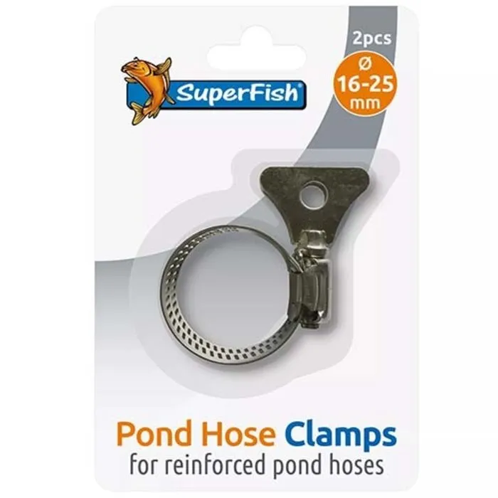 Superfish Superfish Slangklem RVS+Vleugel 16-25 mm 2 stuks