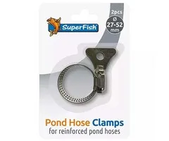 Superfish Superfish Slangklem RVS+Vleugel 27-52 mm 2 stuks