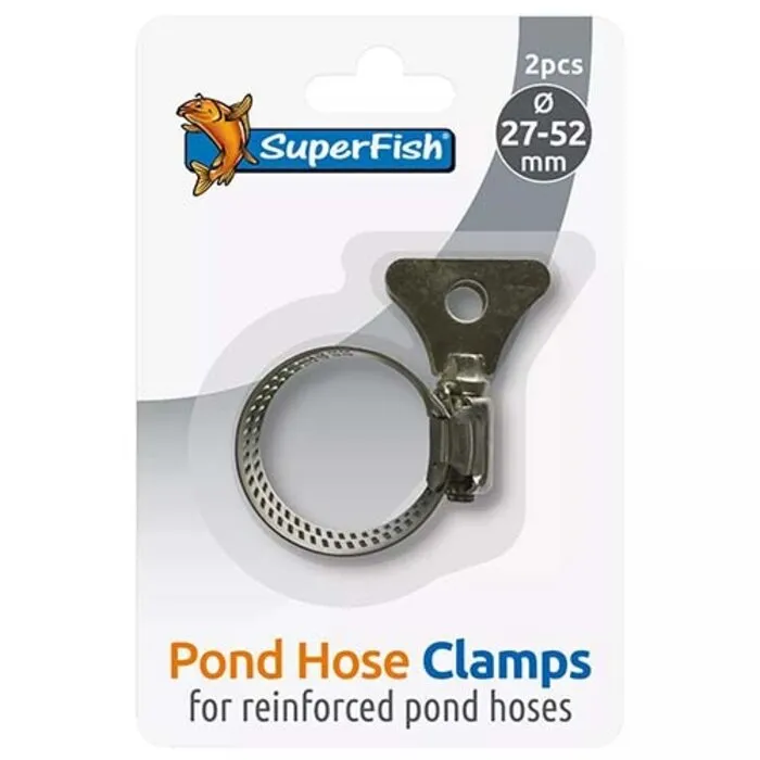 Superfish Superfish Slangklem RVS+Vleugel 27-52 mm 2 stuks