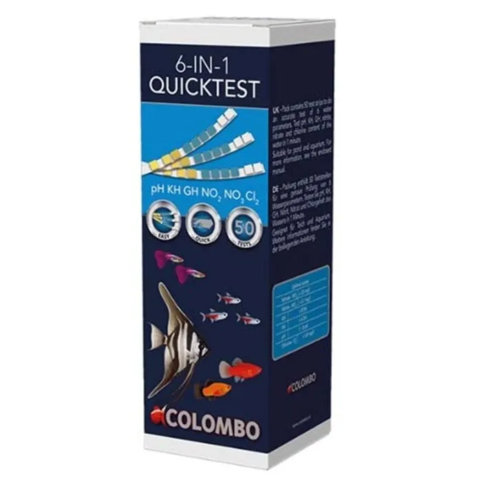 Colombo Colombo Quicktest strip 6-in-1 (50 strips)
