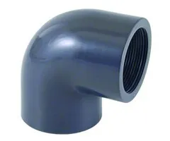 Effast PVC Knie Druk 90° 2 x Binnendraad 3"