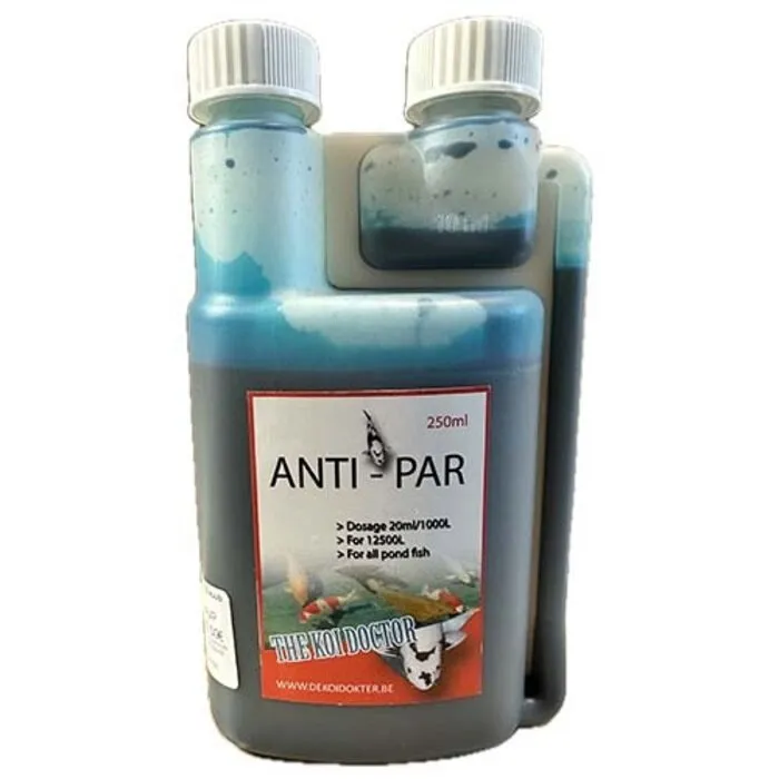 De Koidokter – producten van Maarten Lammens De Koidokter Anti-Parasiet 250 ml