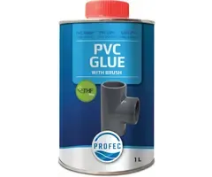Griffon Profec PVC-lijm 1 ltr met kwast