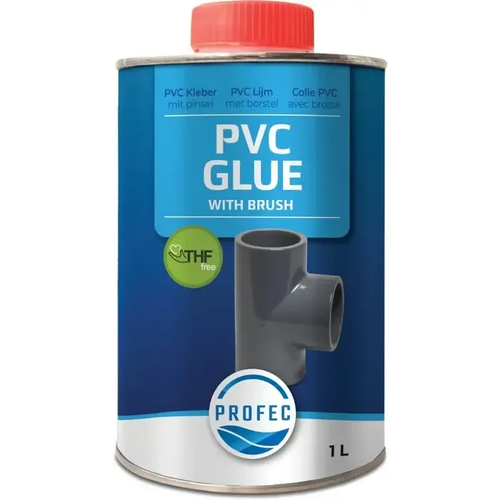Griffon Profec PVC-lijm 1 ltr met kwast