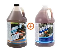 Microbe-Lift voor vijver, filter en waterbehandeling Microbe-Lift Clean & Clear 4 ltr en Microbe-Lift Super Start (Bead) 4 Ltr.