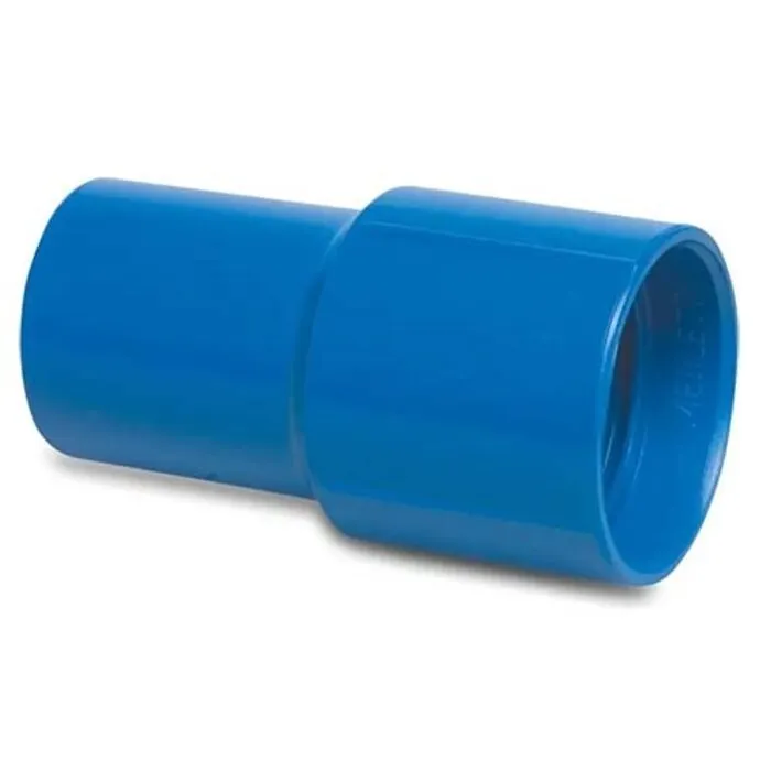 Merlett Sok PVC-U 38 mm lijmmof blauw type voor zwembadslang