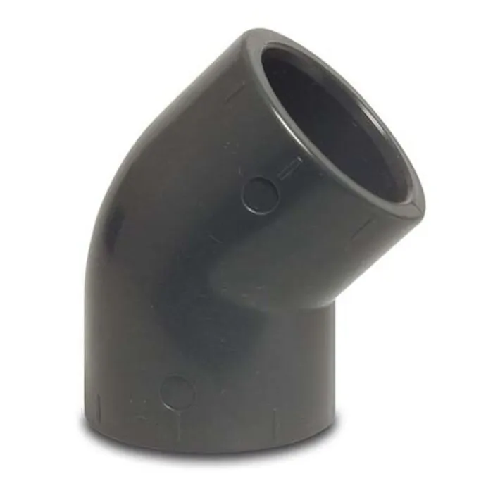 Pimtas PVC Knie Druk 45º 110 mm