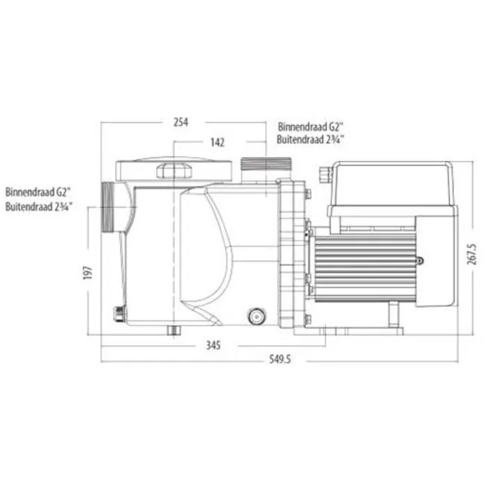 Aquasphere Aquasphere InverEco IVS 100 Zwembadpomp