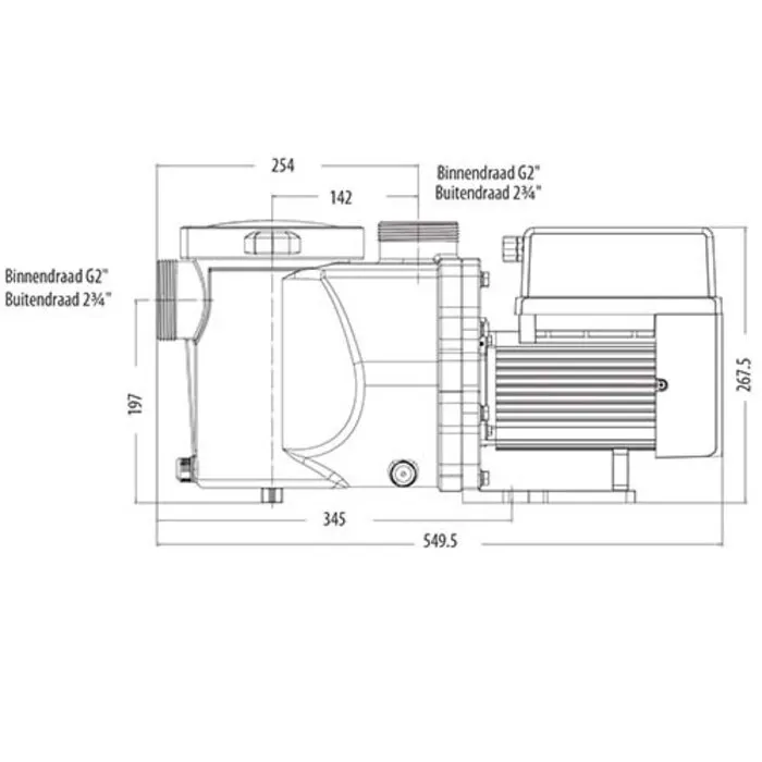 Aquasphere Aquasphere InverEco IVS 75 Zwembadpomp