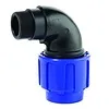 Cepex PP klemkoppeling knie 90° Ø16mm x 3/8" buitendraad