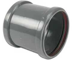 BENOR PVC Steekmof 110 mm 2 x Manchet DN100