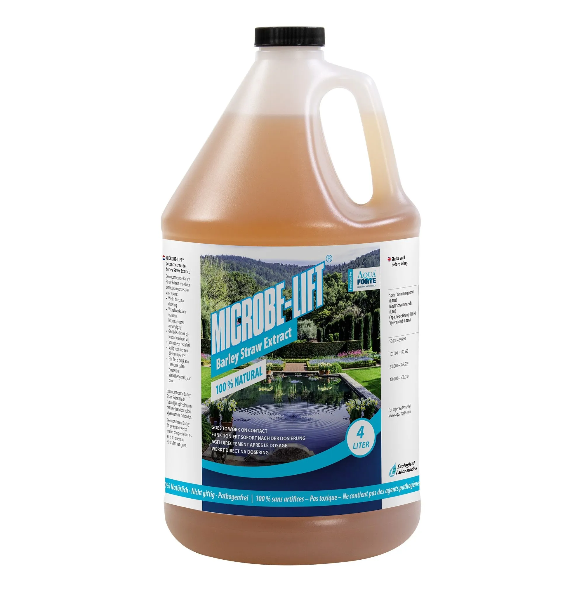 Microbe-Lift voor vijver, filter en waterbehandeling Microbe-Lift Barley Straw Extract 4 liter