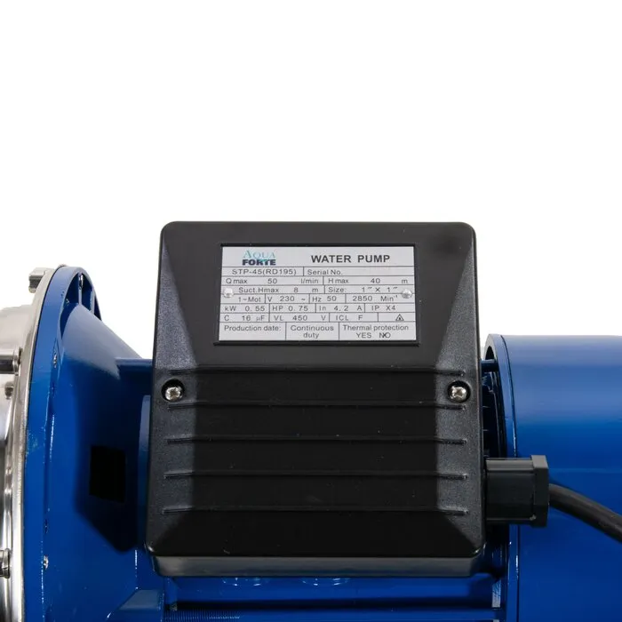 Aquaforte Jetpomp AJM60S 0,8pk max. 2,8m³ / 4,2bar