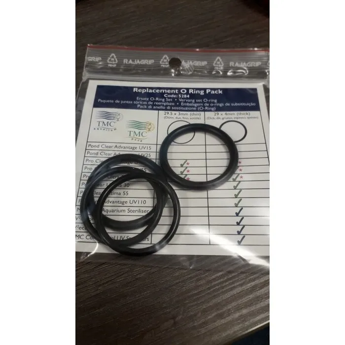 TMC O-ringen (2 x) voor TMC kwartglas 30/55 watt