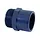 PVC puntstuk 25 mm x 32 mm x ¾" buitendraad