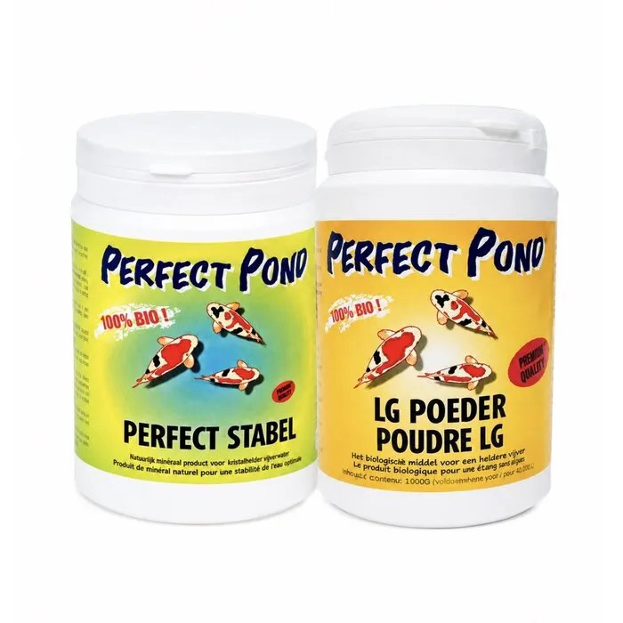 Perfect Pond Perfect Pond LG Poeder 1000 gr  en Perfect Pond Stabel 1000 gr GRATIS