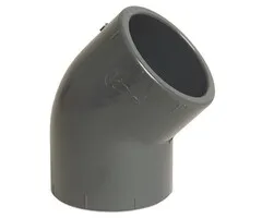 Mega PVC Knie Druk 45° 32 mm