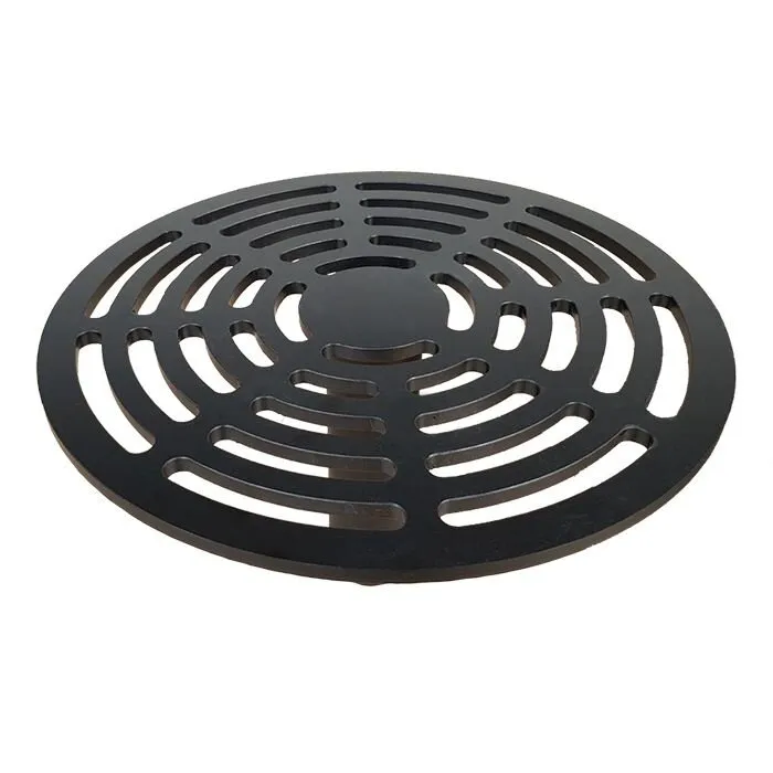 Merkloos AquaKing Bodemdrain PRO 400 | 2 x 125 mm - Zwart Ø400mm - Rooster