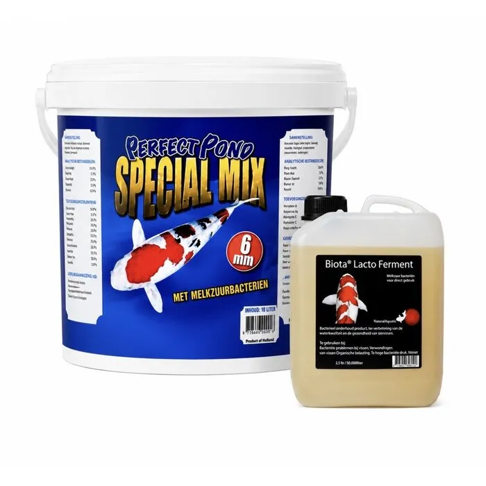 Perfect Pond Perfect Pond Special Mix Large 10 ltr + Biota LACTO Ferment 2,5 ltr