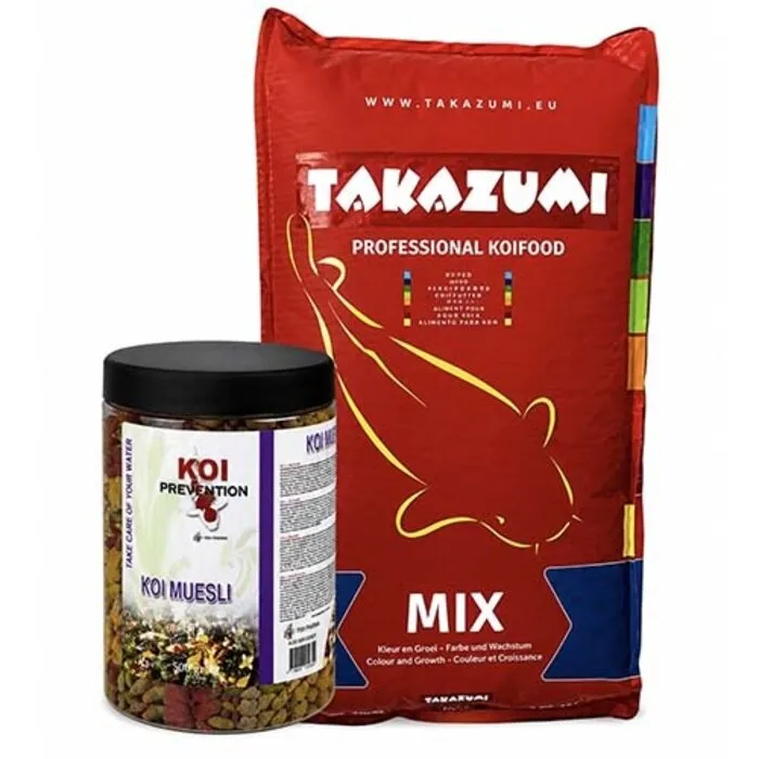 Takazumi Takazumi Mix 10 KG + Koi Muesli 500 gram